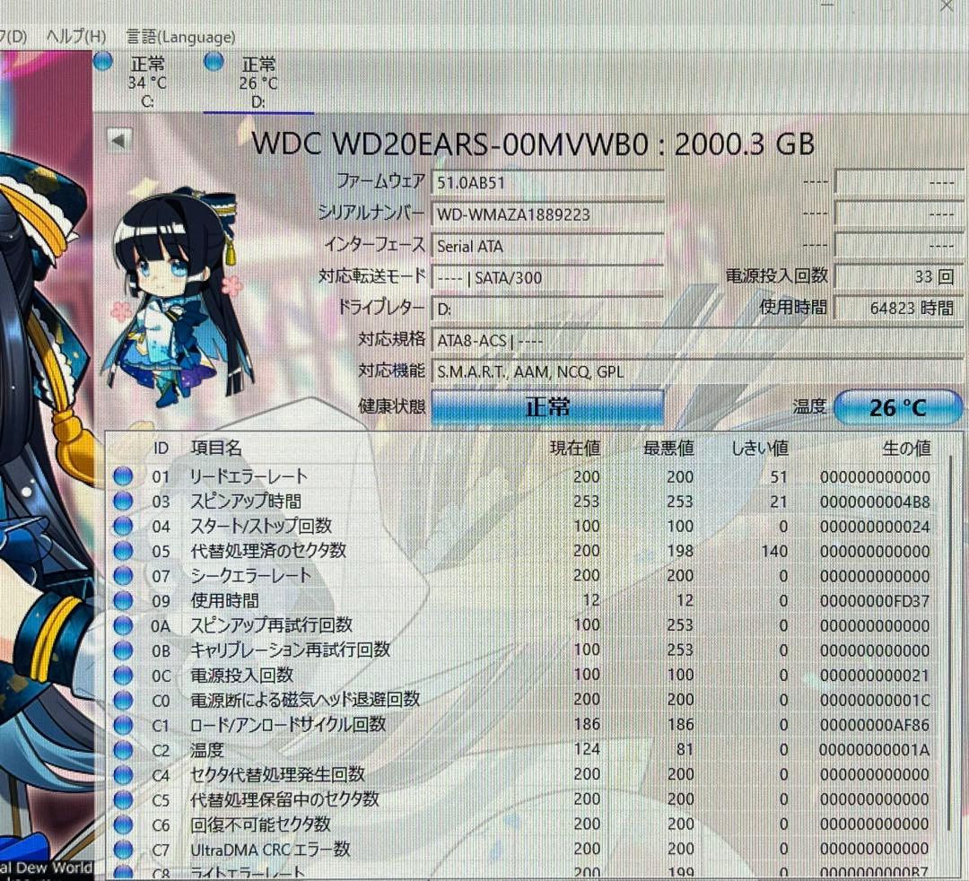 LENOVO RYZENデスクトップパソコン Office/SSD256/2TB