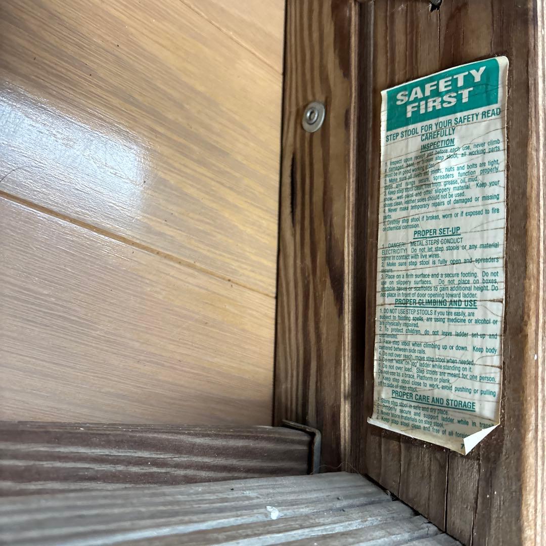 KELLER ヴィンテージウッドラダー　木製3段脚立　　USA製　12/15まで