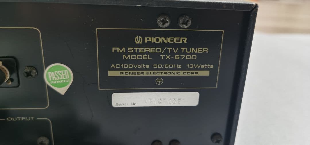 Pioneer カセットデッキ CT-4 . TX-6700 . SA-6700