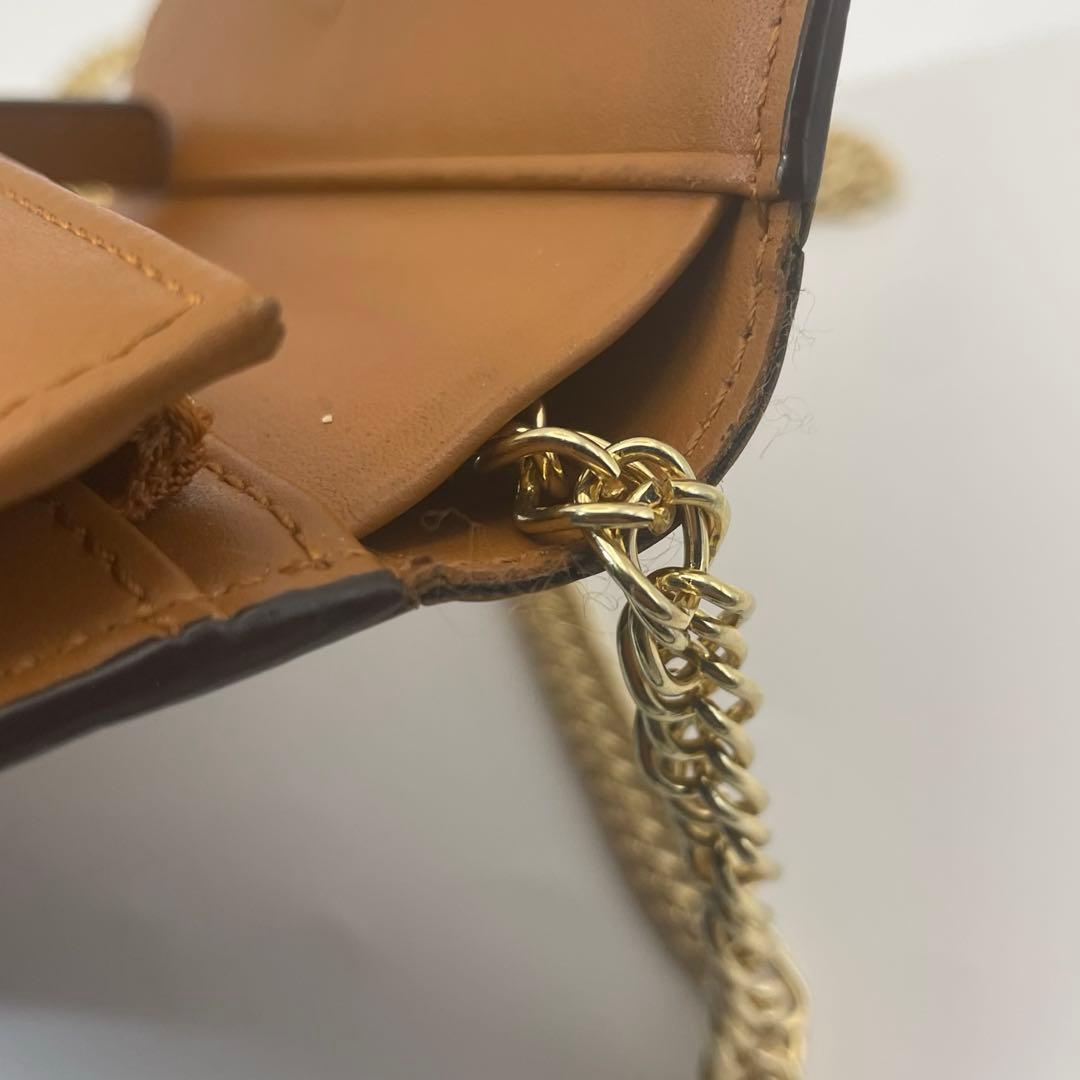 専用♡MCM✨ エムシーエム　ミニウォレット ゴールドチェーン ショルダーバッグ