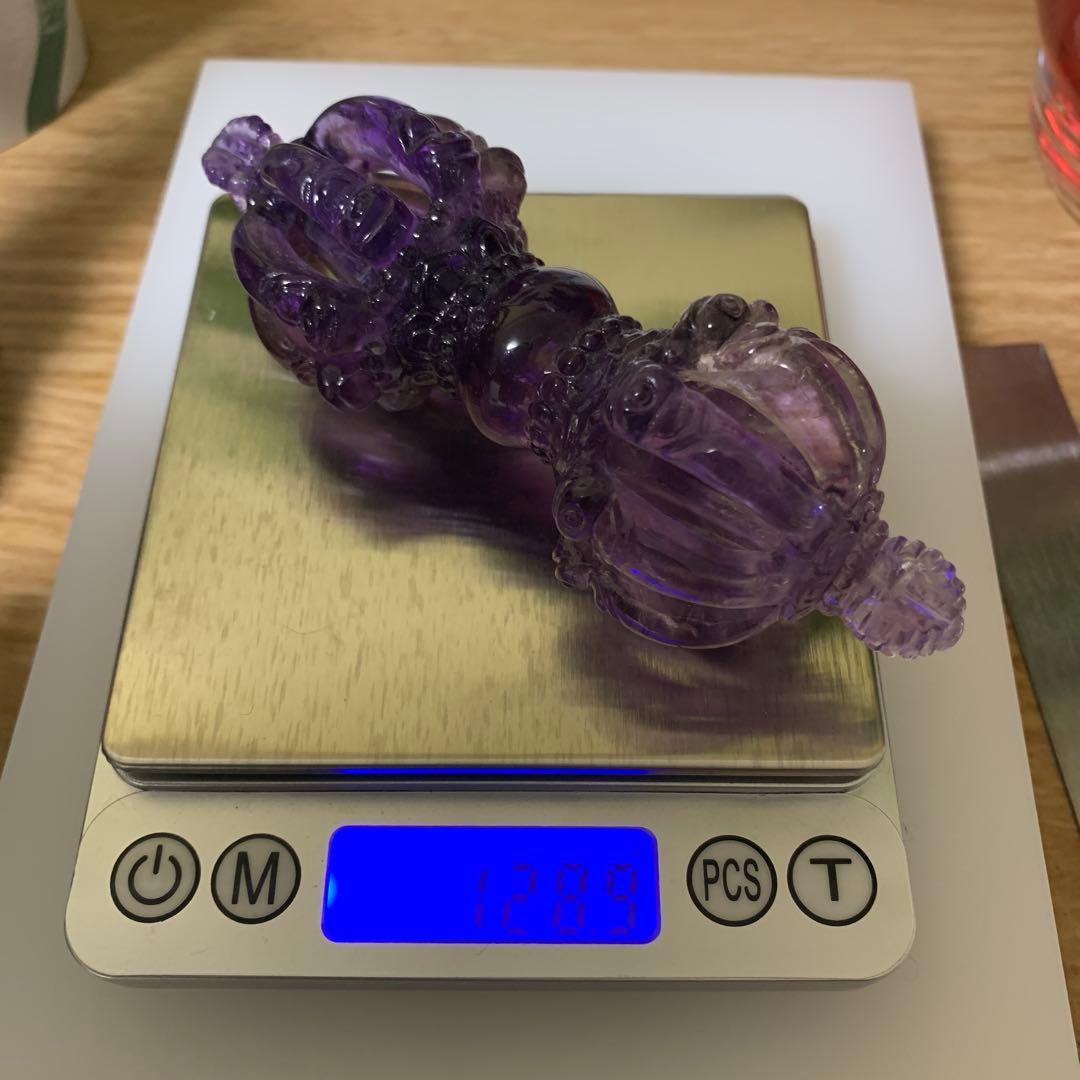 アメジストの(八)五鈷杵