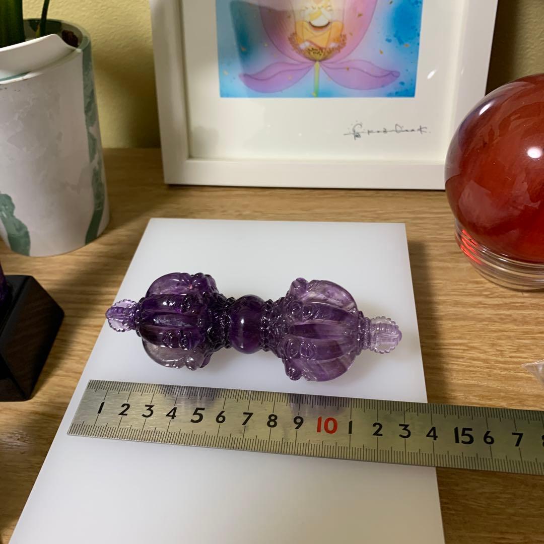 アメジストの(八)五鈷杵