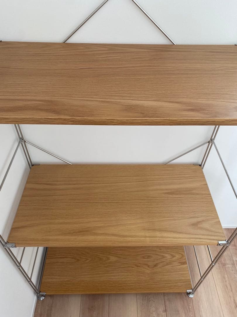 無印良品 ステンレスユニットシェルフ ワイド大