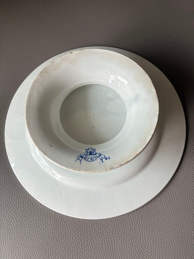 希少　gien ジアン コンポティエ　フランスアンティーク　ブロカント