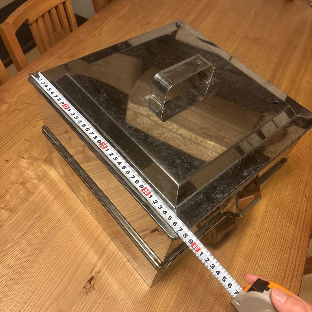 業務用角蒸器　　蒸し器ステンレス　37.5センチ