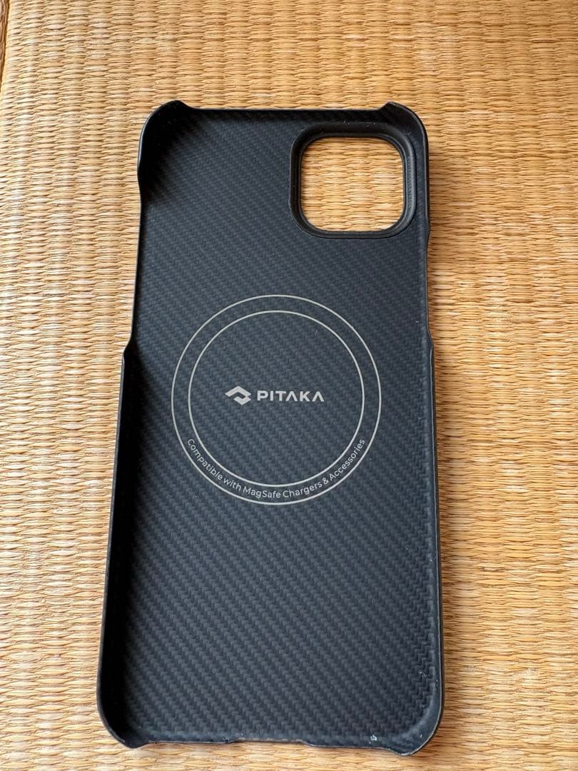 iPhone15 plus 128GB&PITAKAケース