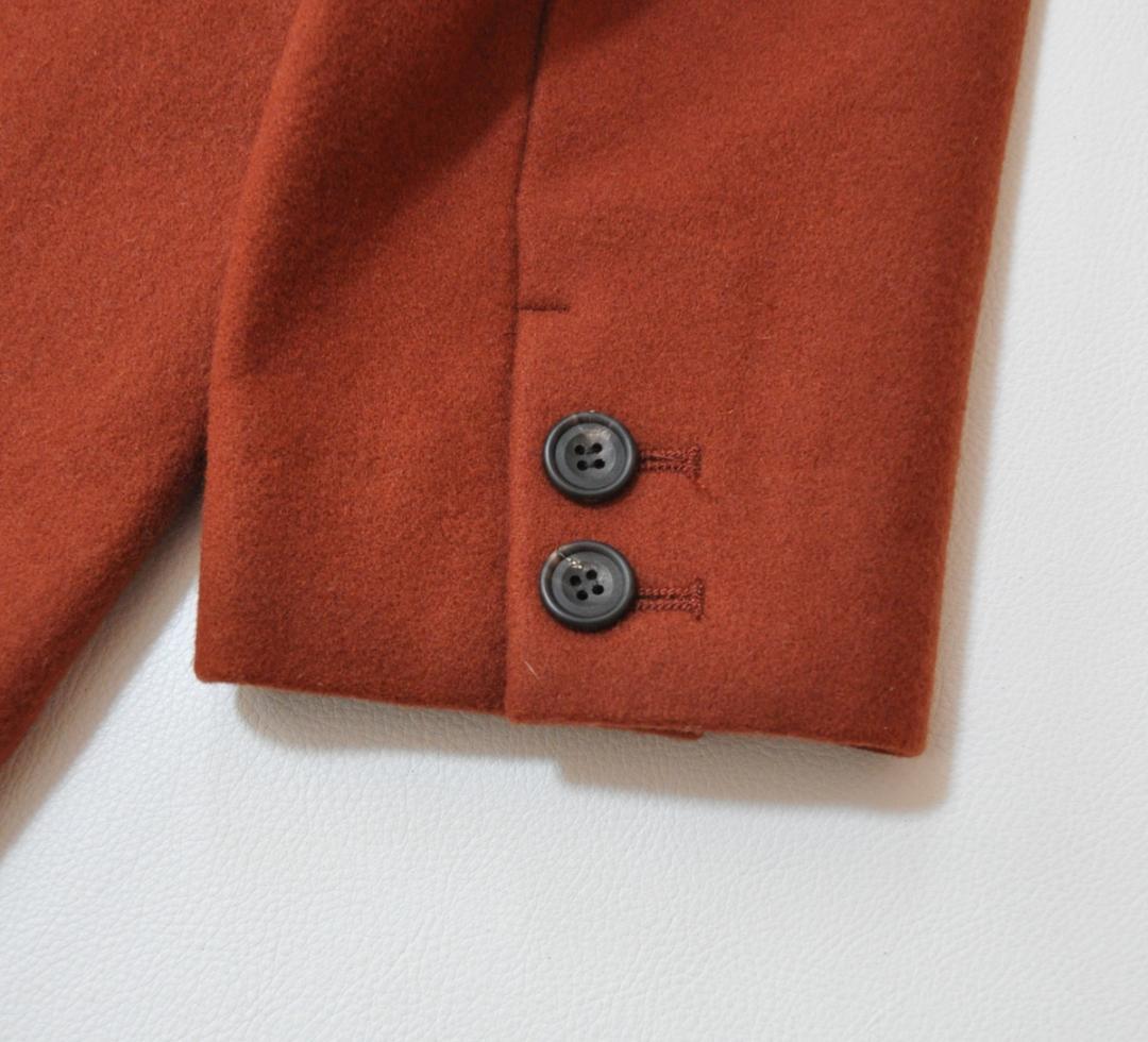 美品 yuni ユニ super100 Wool ラグランコクーンコート