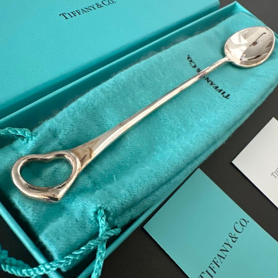 Tiffany オープン ハート フィーディング スプーン