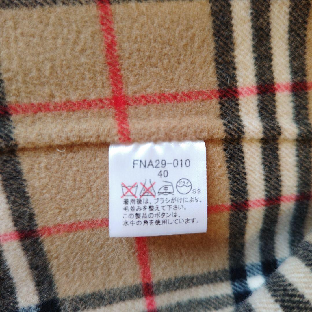 BURBERRY LONDON ウールカシミアコート ノバチェック サイズ40