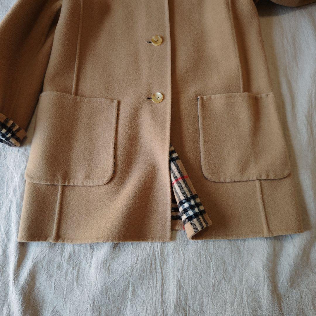 BURBERRY LONDON ウールカシミアコート ノバチェック サイズ40