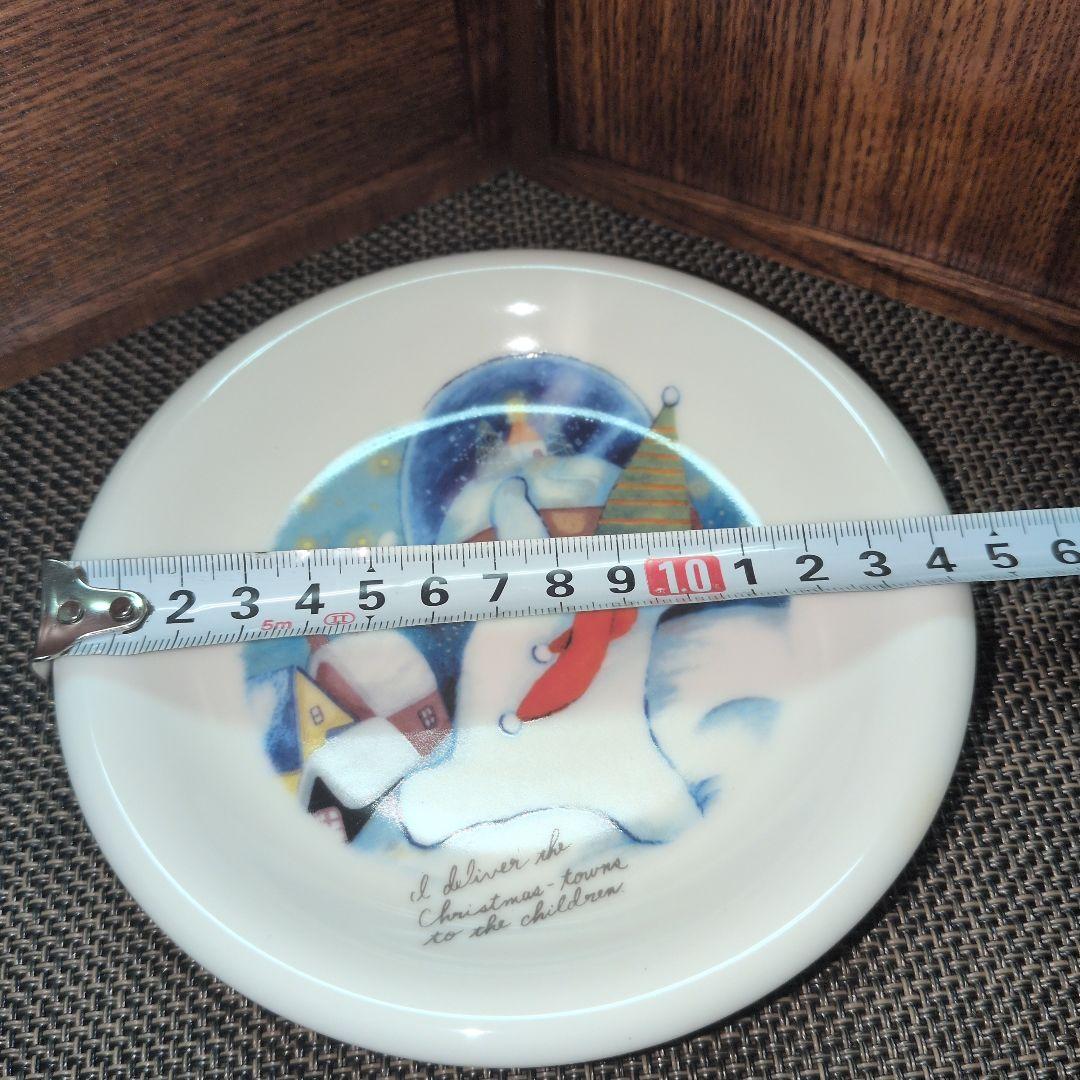 Shinzi Katoh 雪だるま 丸皿クリスマスプレート４種類7枚セット