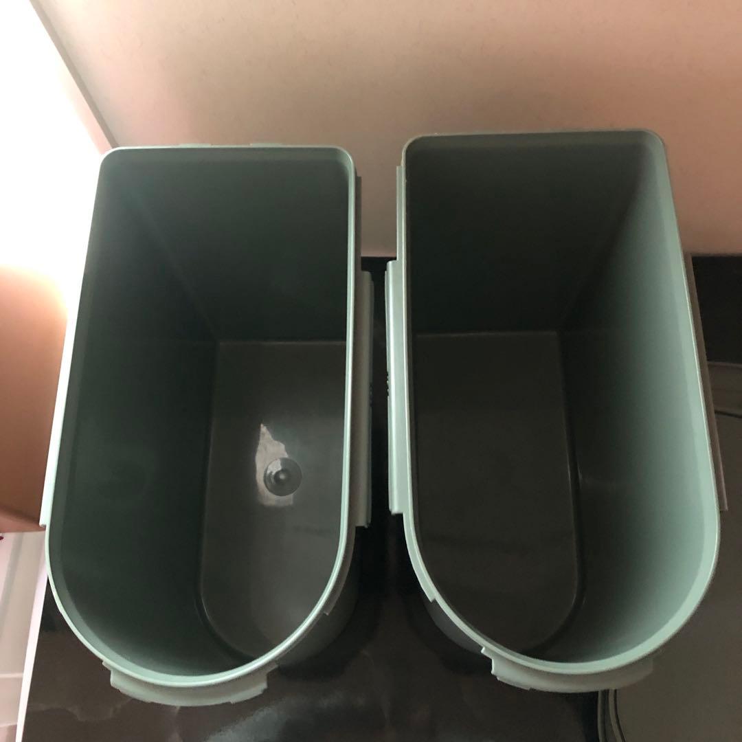 あつ　タッパーウエア　キッチンキーパー　2個セット　ダークグリーン