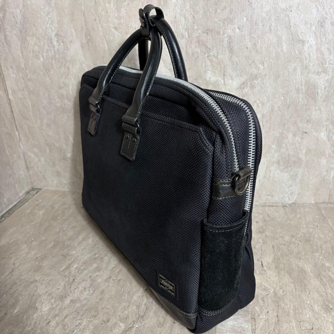 未使用に近い porter elder 2way ブリーフケース ビジネスバッグ