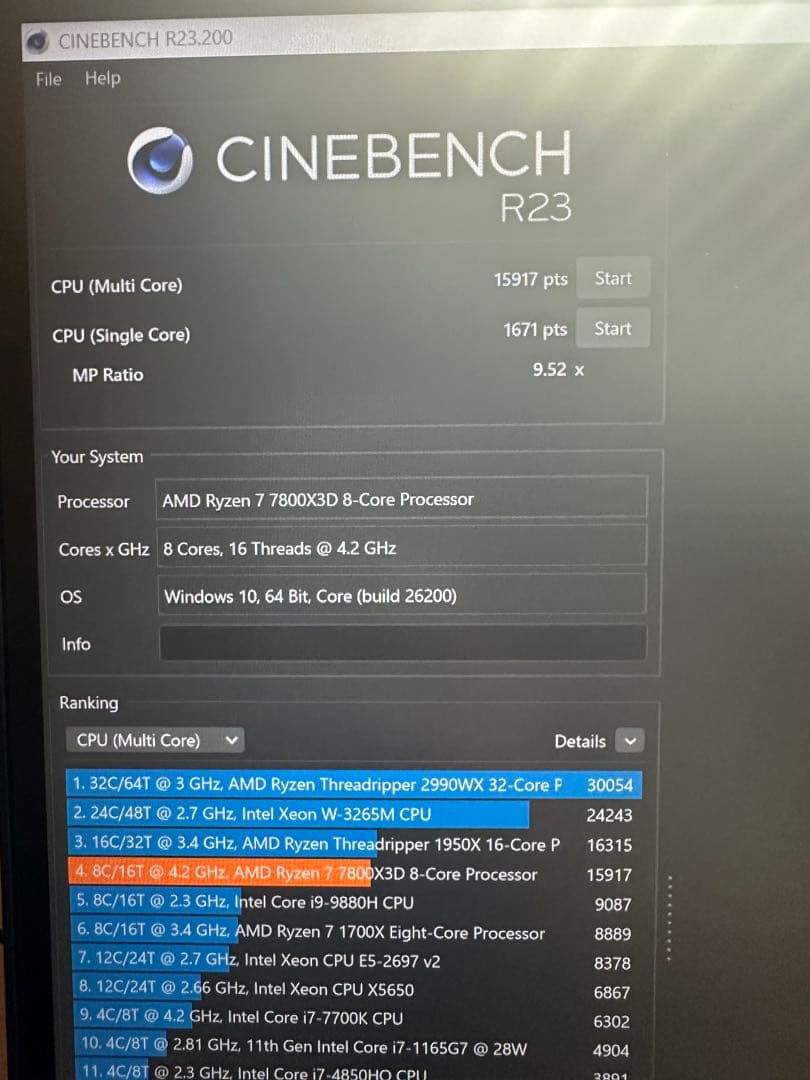 AMD Ryzen 7 7800X3D りっくん