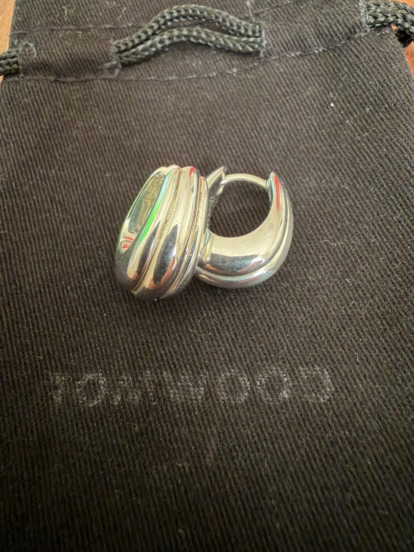 TOM WOOD スモール フープピアス シルバー925