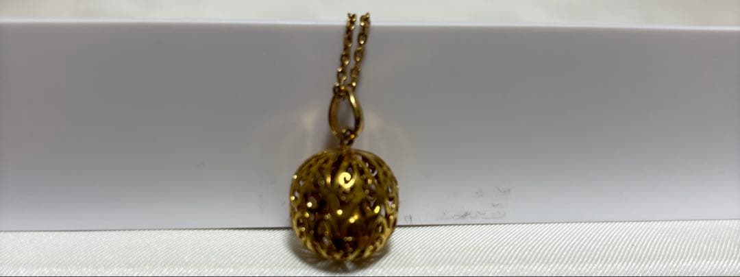 8K　8K 金　ゴールド　ネックレス トップ8Kの刻印入り