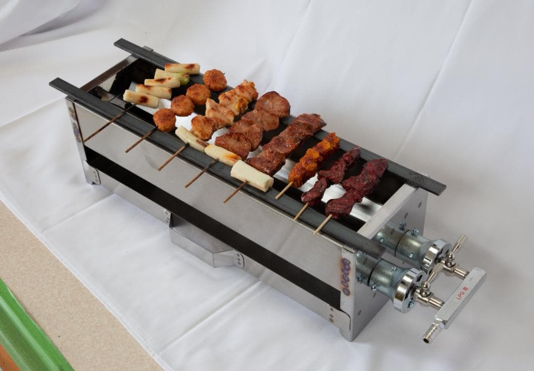 ３日以内に発送します ★ 焼き鳥コンロ★串焼★五平餅★焼鳥焼器★みたらし団子