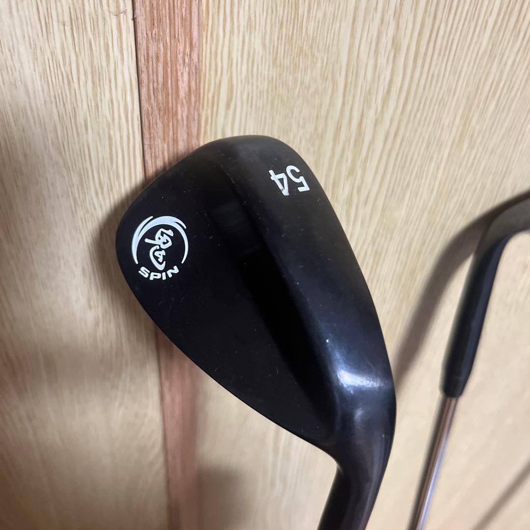 中古ゴルフクラブ　鬼スピンウェッジ　48 58 54セット　ブラックエディション