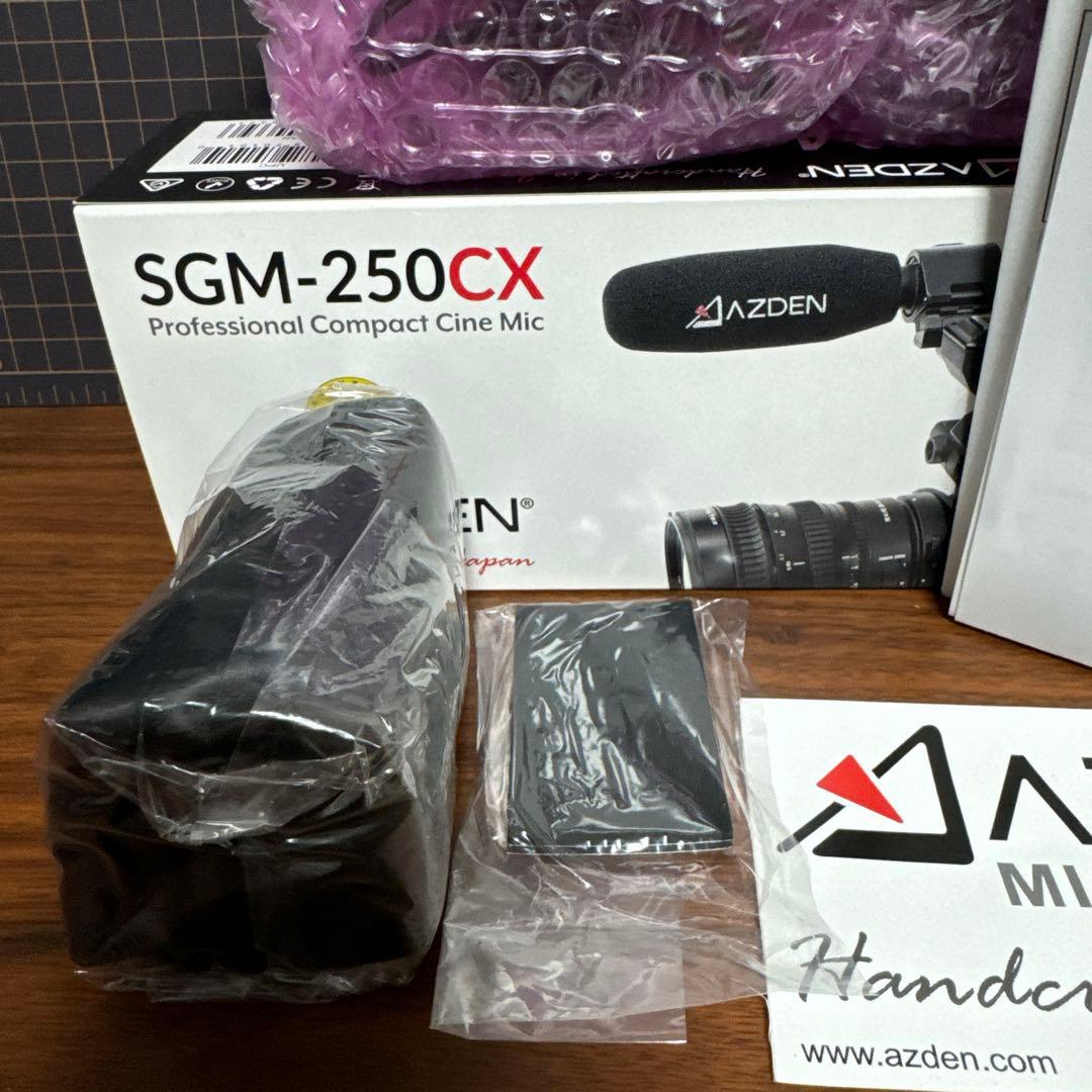 （未使用品）カメラマイク　アツデン　AZDEN SGM-250CX