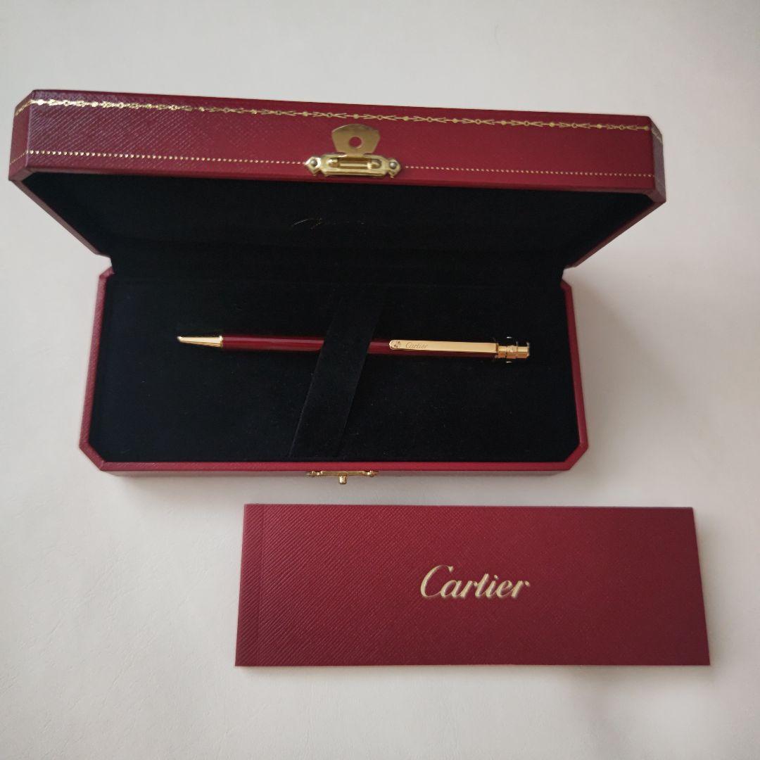 【新品未使用】Cartier ゴールドフィニッシュ ドゥ カルティエ ボールペン