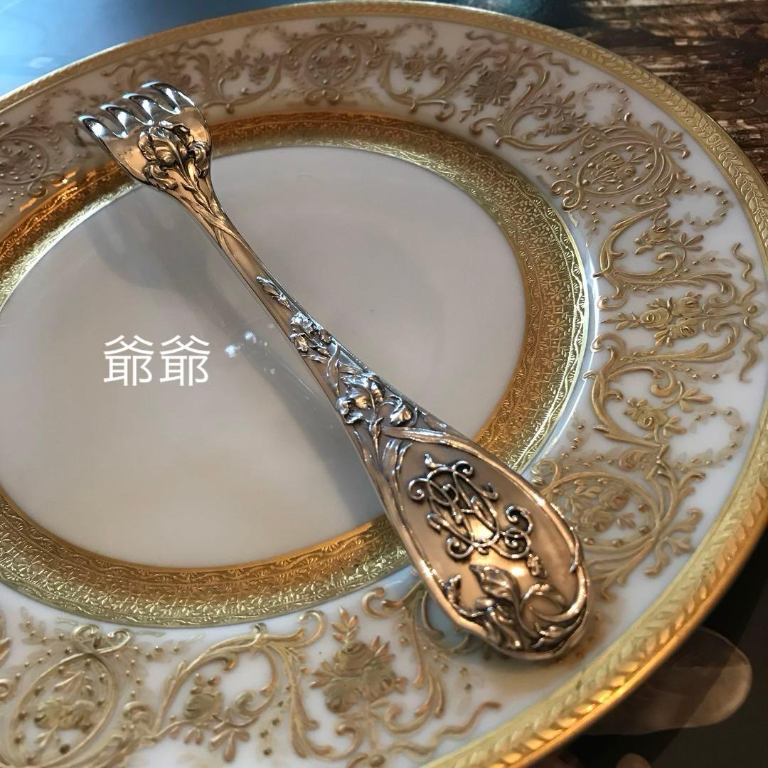 Puiforcat ピュイフォルカ／「アイリス」純銀製 フォーク２本