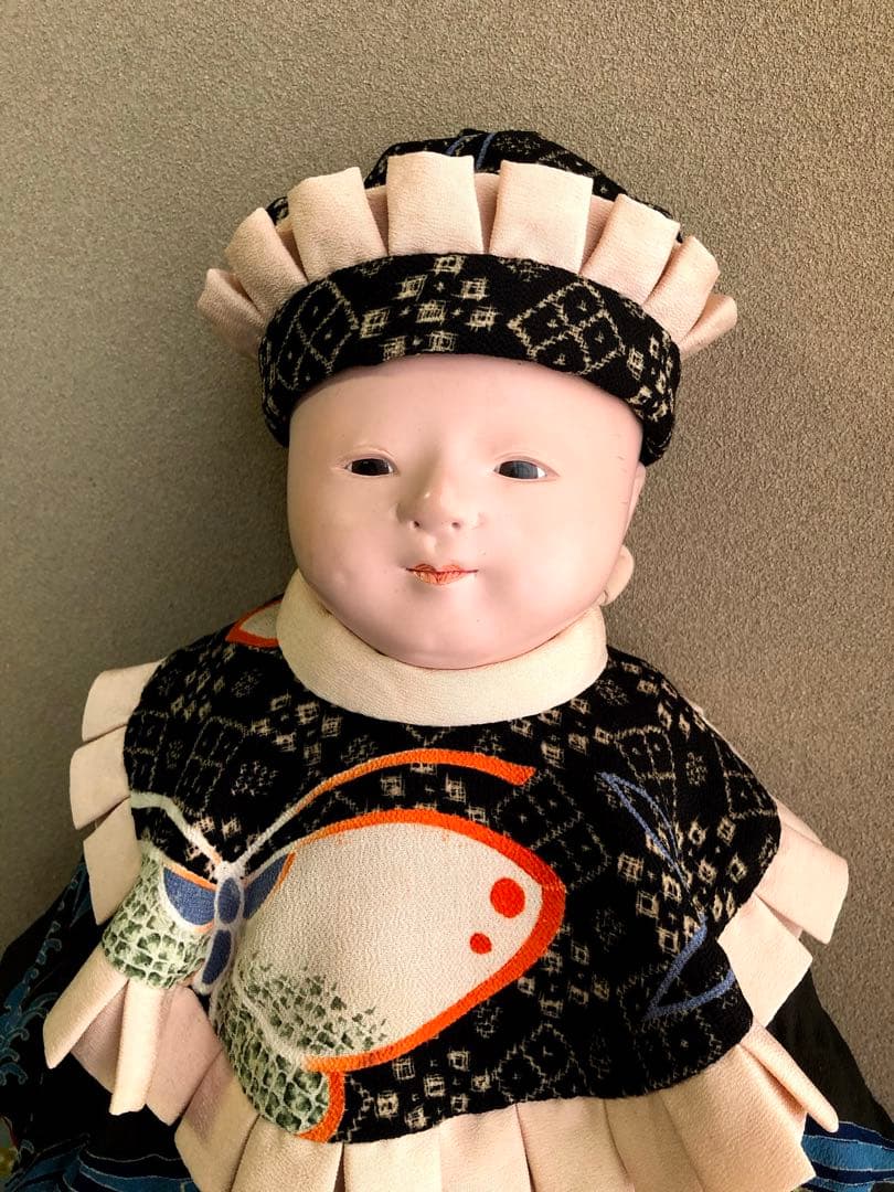 江戸〜明治　抱き人形 市松人形