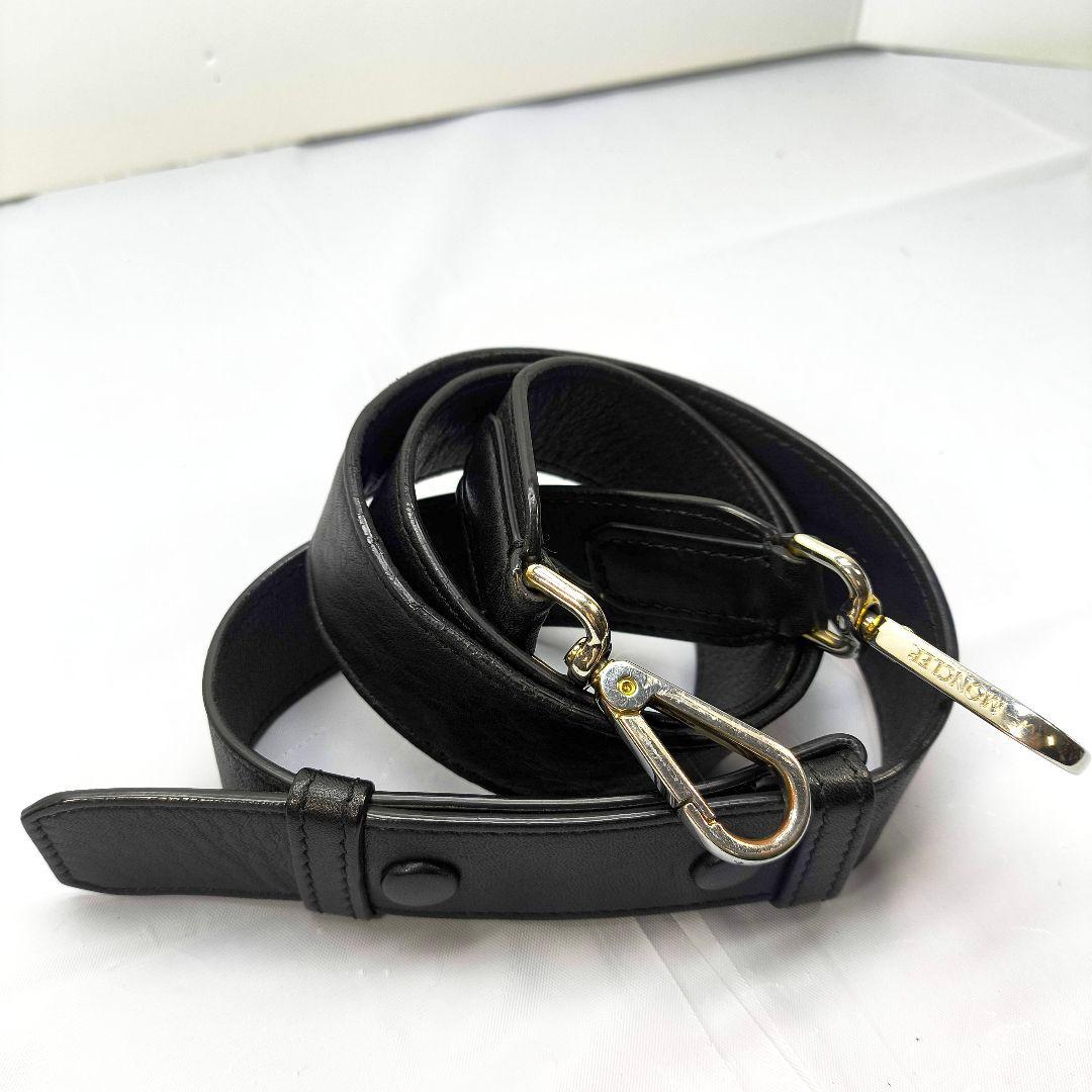 希少 モンクレール ウィロウ ショルダーバッグ ブラック ボア MONCLER