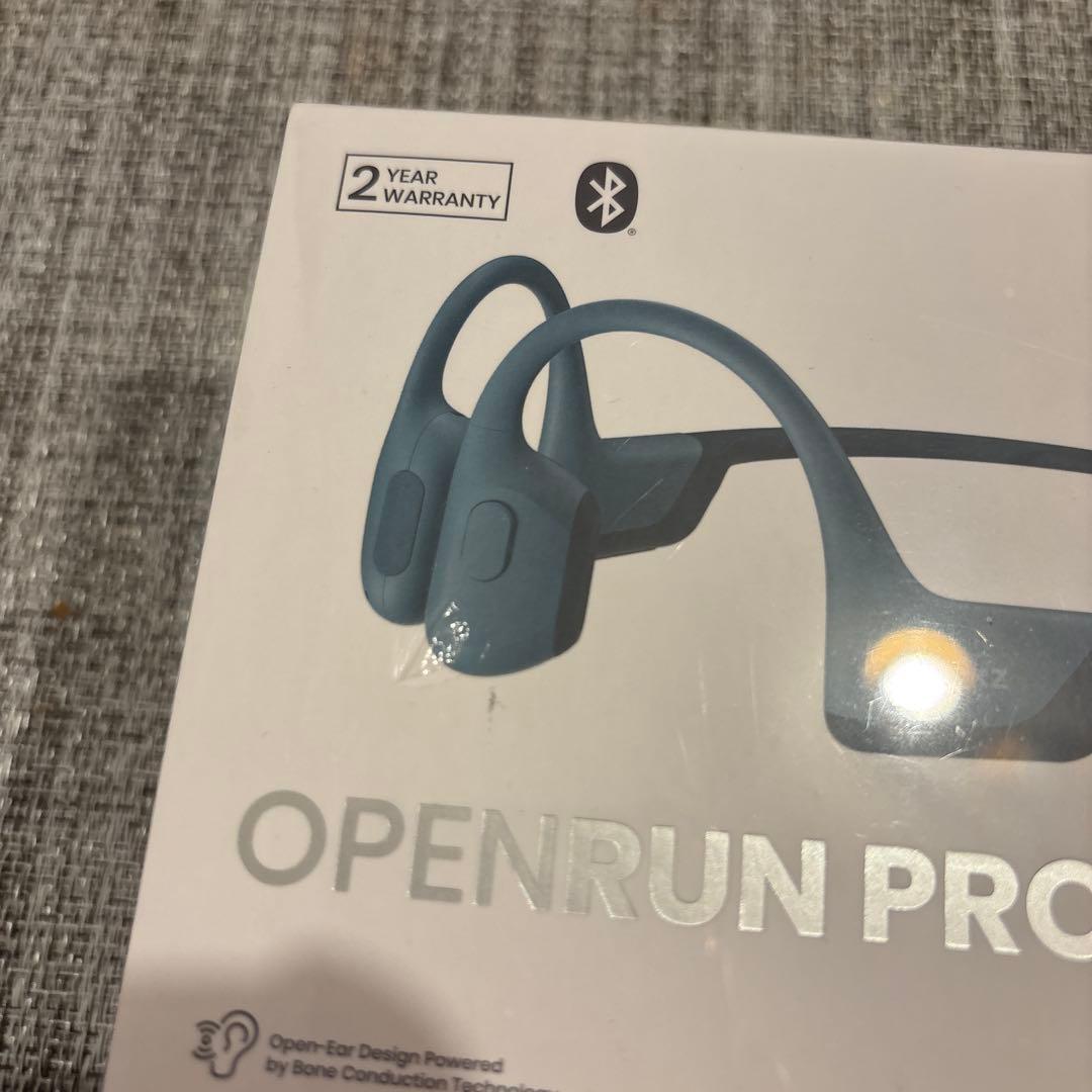 SHOKZ OPENRUN PRO 骨伝導イヤホン ブルー 新品未開封