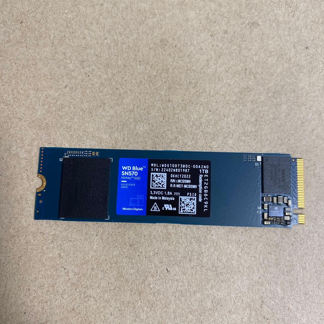 内蔵型SSD WD Blue SN570 1TB SSD