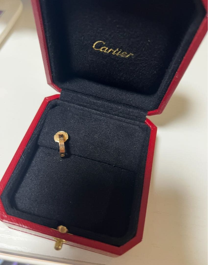 Cartier 18K ピンクゴールド カルティエ ラブピアス
