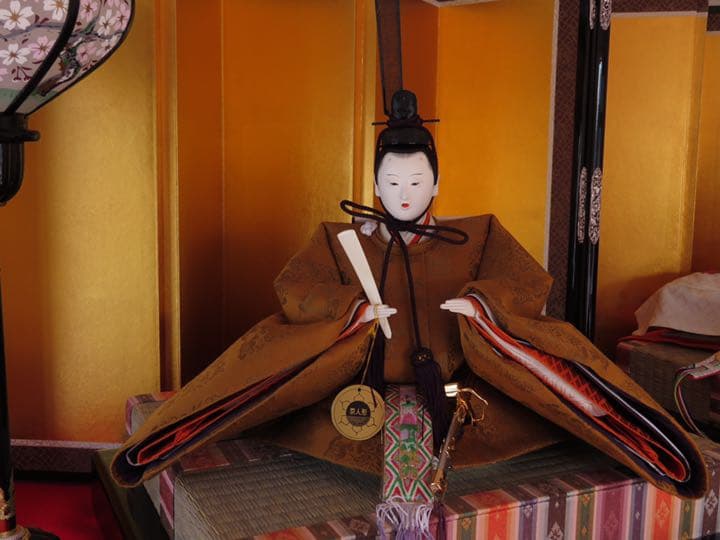 京雛作家物 黄櫨染御袍束帯 7段飾り