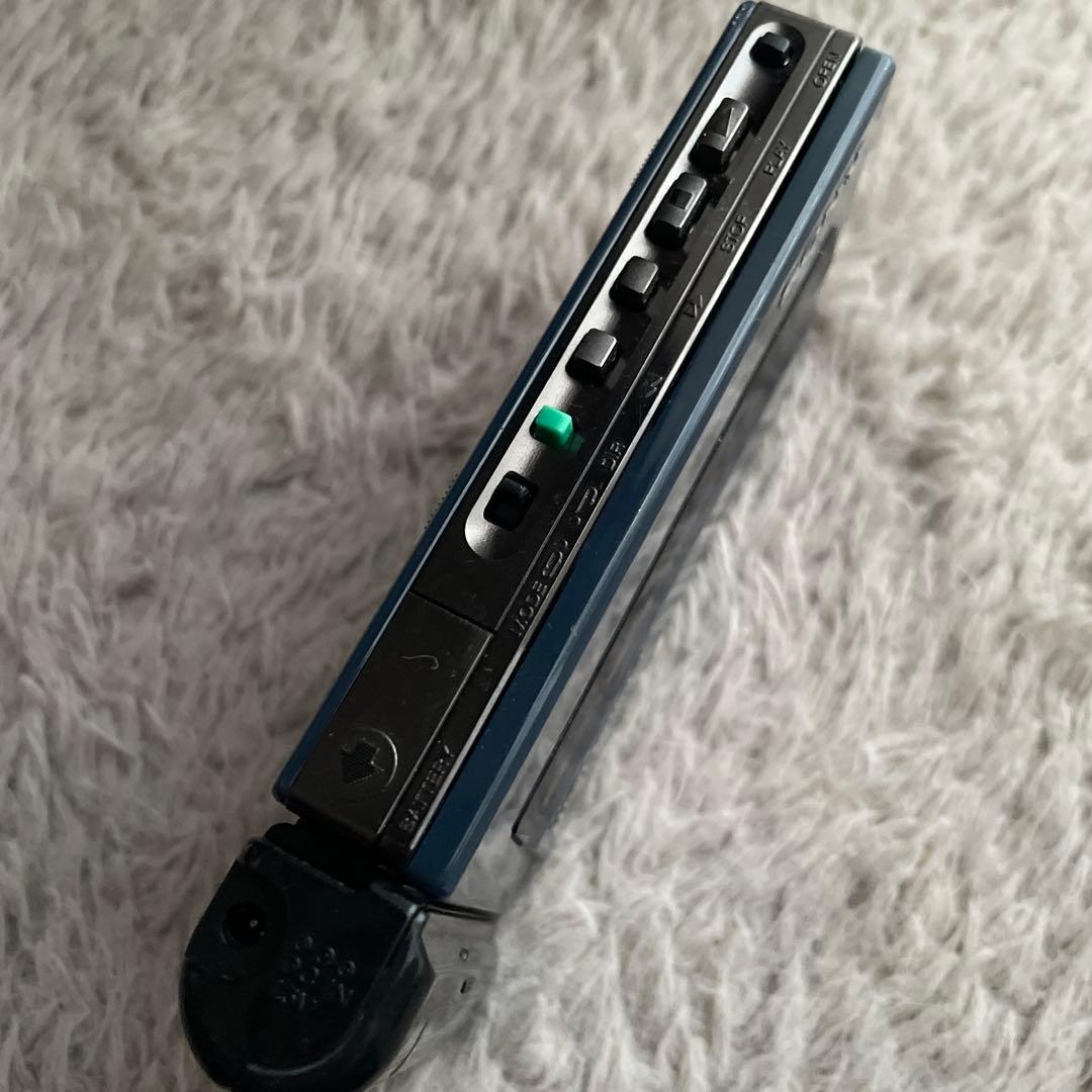【ジャンク】SONY カセットウォークマン WM-150 ネイビー