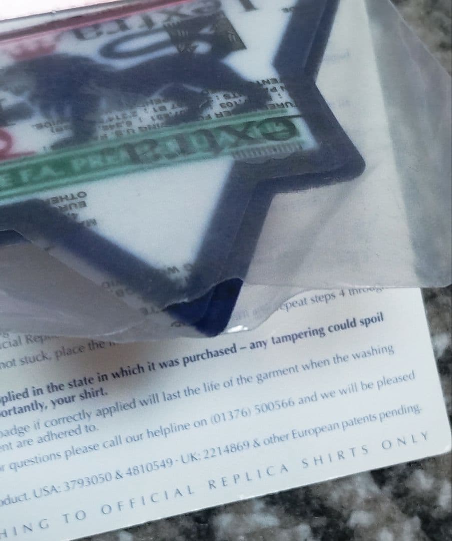 プレミアリーグ　F.A. Premier League アイロンパッチ