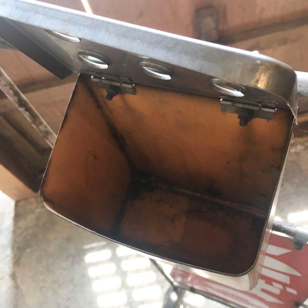 ☆両面/レトロ☆たばこ 琺瑯看板 灰皿 吸殻入れ タバコ 煙草 立て看板