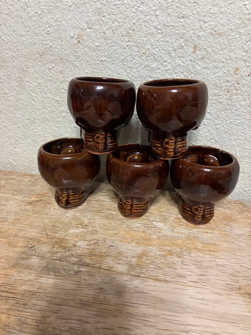 ビンテージ50s スカル　髑髏　骸骨　デカンタ　ネイバーフッド　ハロウィン　死神