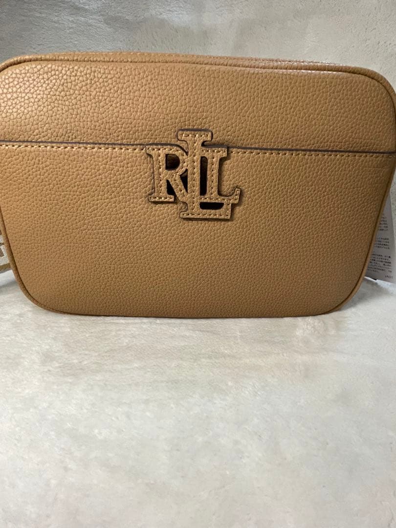 柘榴 　RALPH LAUREN ショルダーバック キャメル