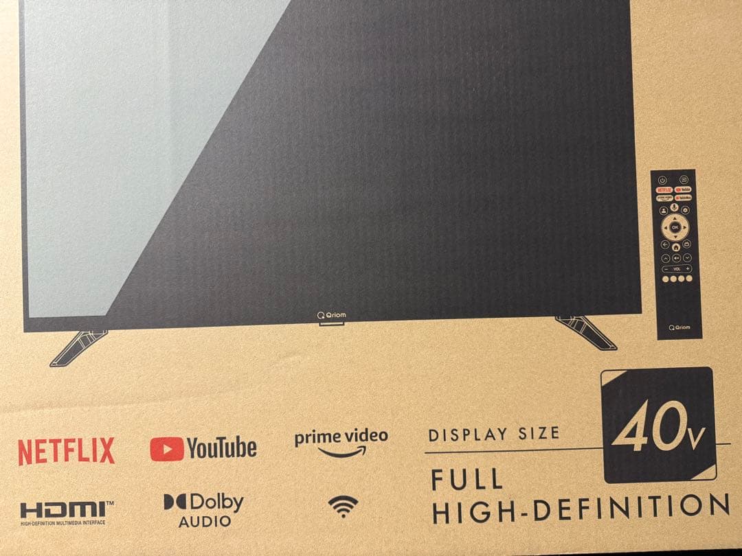 40V型 フルハイビジョン スマートテレビ