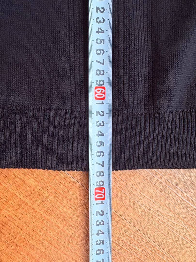 TaylorMade ブラック　ジップアップニットゴルフジャケット