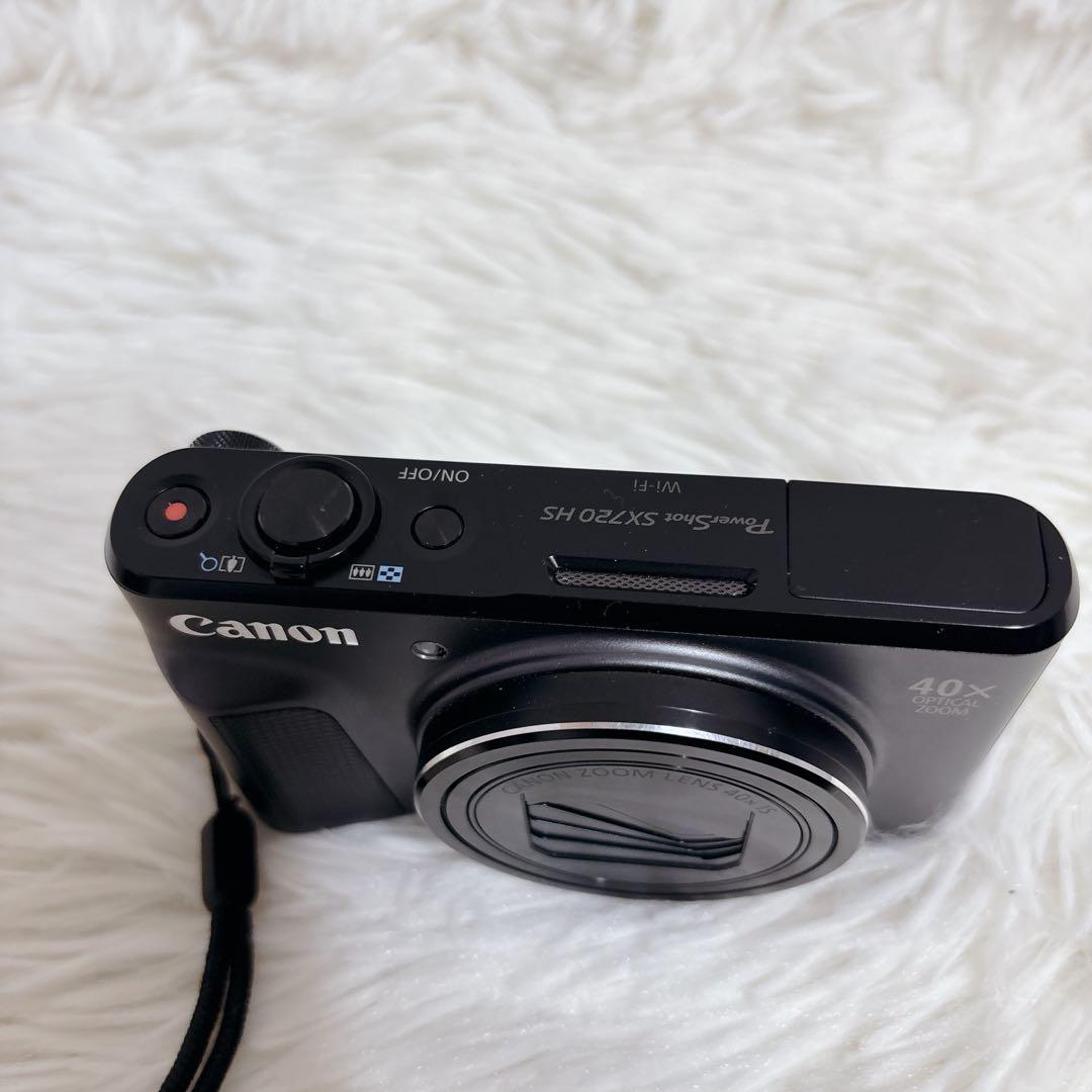 動作済/CANON/PowerShot SX720 HS/20.3M/40倍/黒