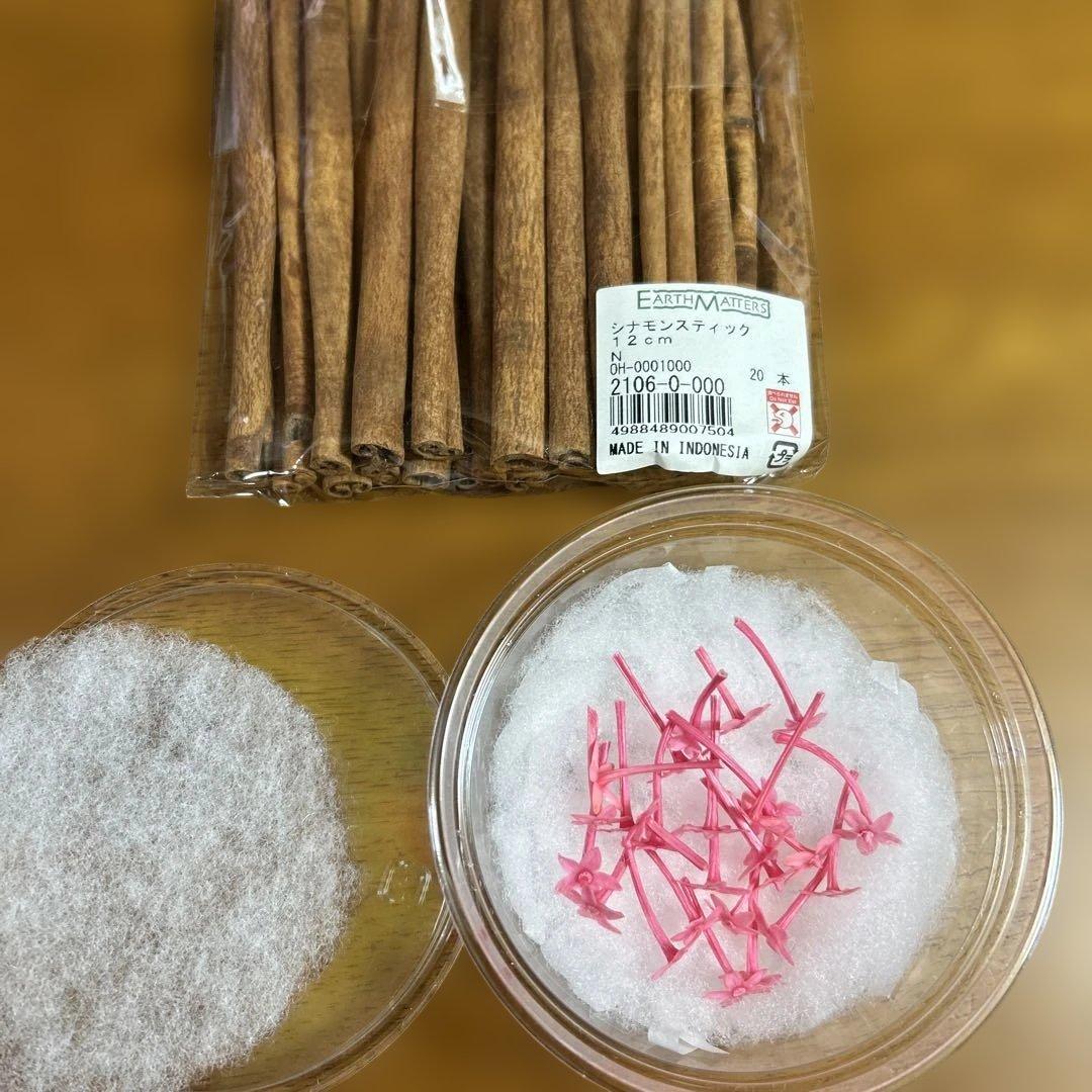 プリザーブドフラワーアレンジメント資材セット.クォーツ時計