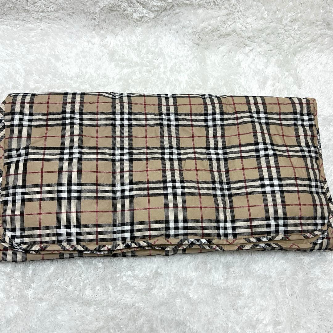 未使用品✨BURBERRY ダウンケット　ノバチェック　羽毛膝掛け