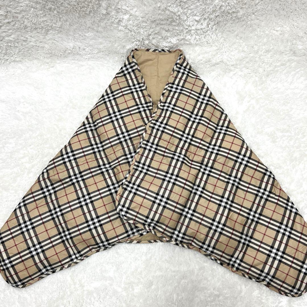 未使用品✨BURBERRY ダウンケット　ノバチェック　羽毛膝掛け