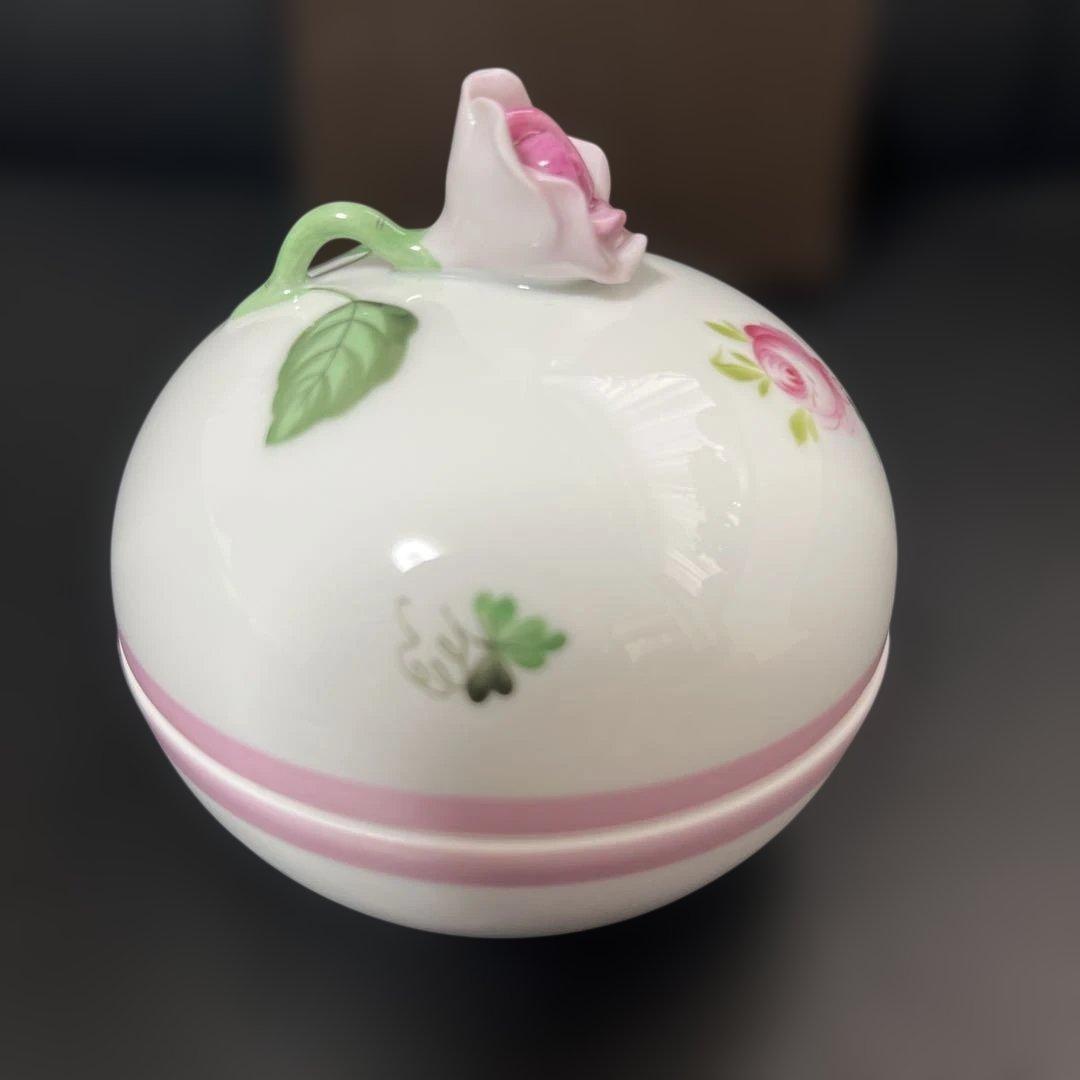 売り切り価格［新品］Herend♡ウィーンの薔薇ピンク♡マルボンボン① 希少品