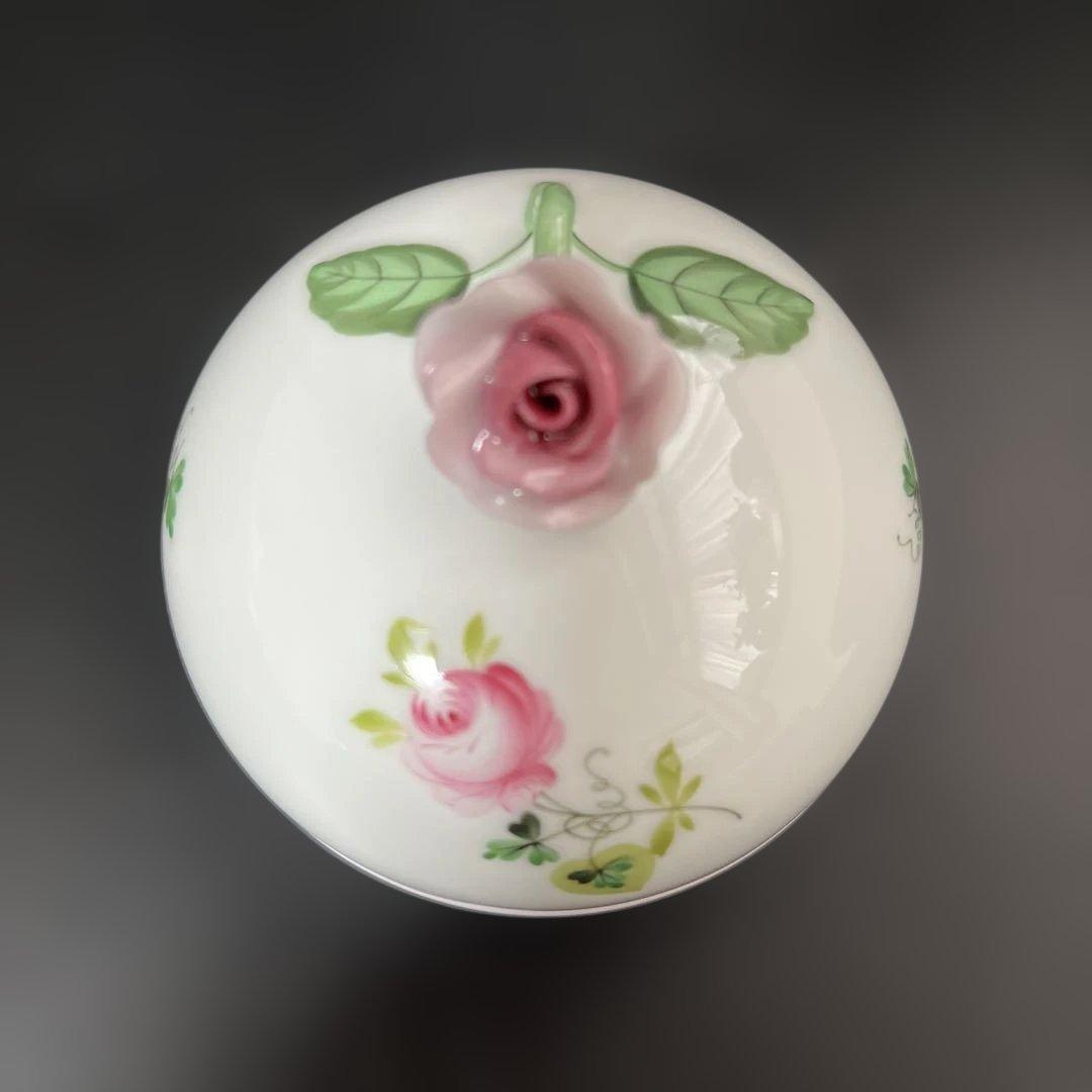 売り切り価格［新品］Herend♡ウィーンの薔薇ピンク♡マルボンボン① 希少品