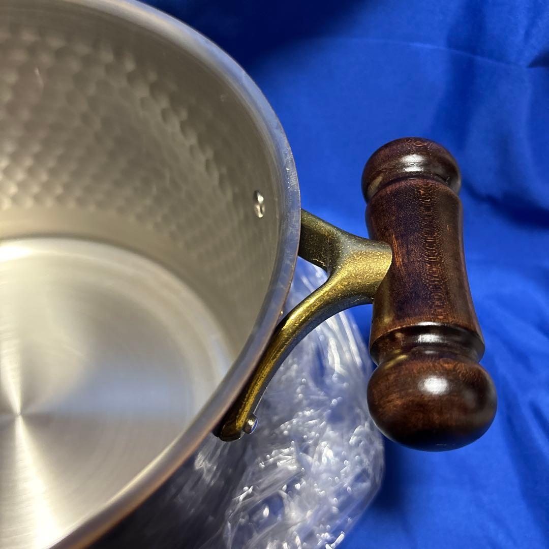 【新品】22cm 銅製 深型 両手鍋 新光金属 COPPER100