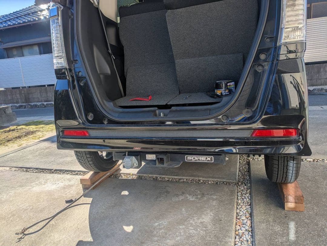 SOREX トレーラー用ヒッチ NBOX JF1　対応のヒッチメンバー