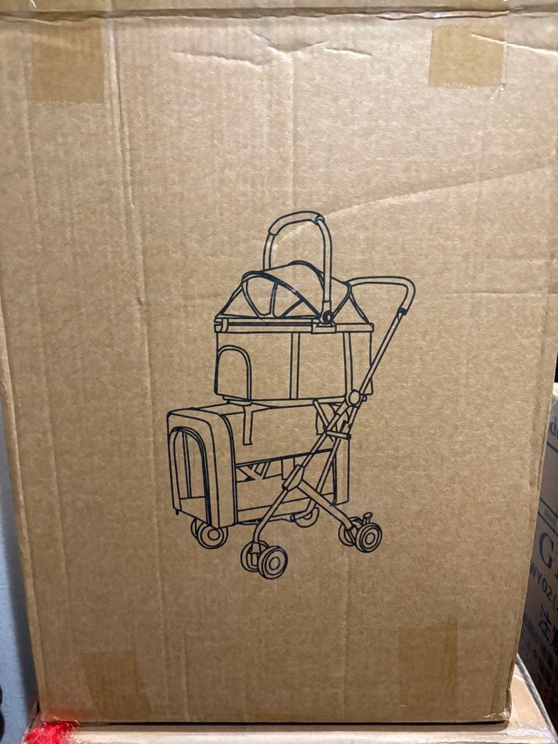 ペットカート 2段 分離型 ダブルデッカー 大容量 折りたたみ式 犬用 カート