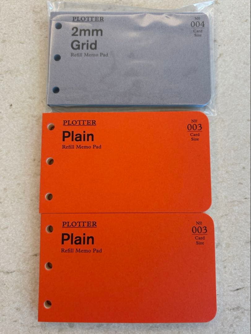 Plotterプロッター/限定リスシオ3穴リングバインダー/ブルー