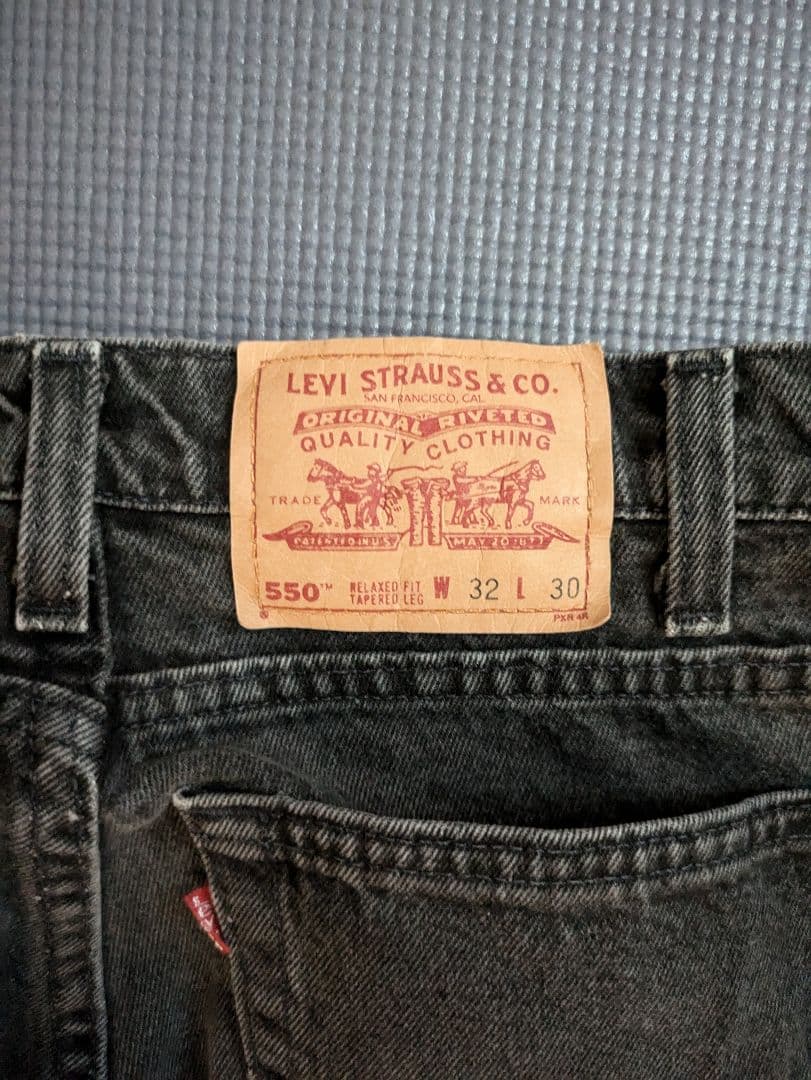 D*S様 90s Levi's 550　後染めブラック　USA製　96年1月製造