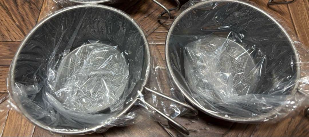 【OLD MOUNTAIN】 ビンテージ シェラカップ ブラック 2個セット